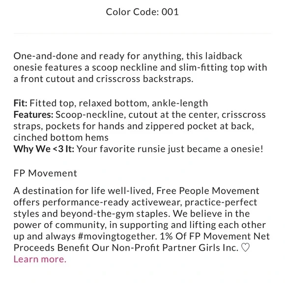 Free People Movement Onesie - Picture 7 of 8